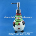 Personalized ceramic lotion dispenser with santa claus shape for christmas decoration
